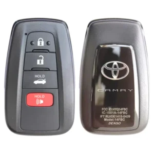 2018-2022 Toyota Camry Hybrid / 4 Buttons Smart Key / 89904-06240 / 89904-06350